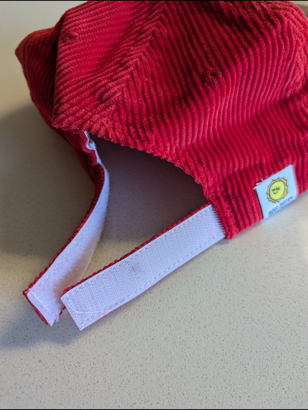 Big Bud Press | Red Corduroy Baseball Cap Dugout Hat - Picture 3 of 7